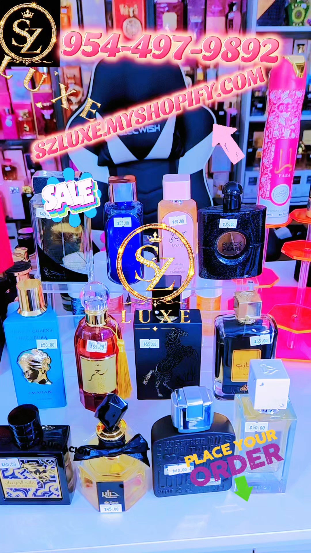 BUNDLE OF 12 MIX ARABIC PERFUMES +2 FREE SPRAYS
