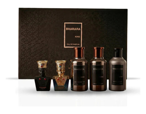 BHARARA KING GIFT SET 5 PIECES EDP 100ML FOR MEN BY BHARARA