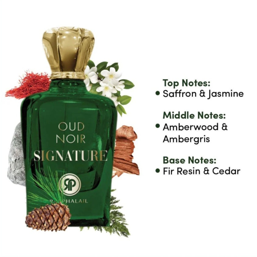 OUD NOIR SIGNATURE EDP 100ML FOR MEN BY RAIL PHALAIL